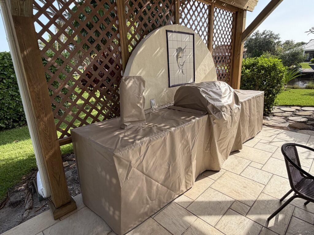 Custom Outdoor Kitchen Island Covers