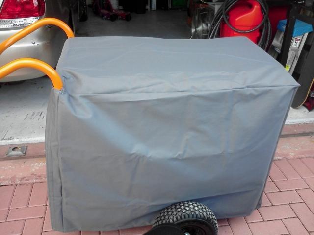 Custom Generator Cover with Slits for Handle